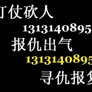 怎么找职业杀手打手帮忙报仇13131408957